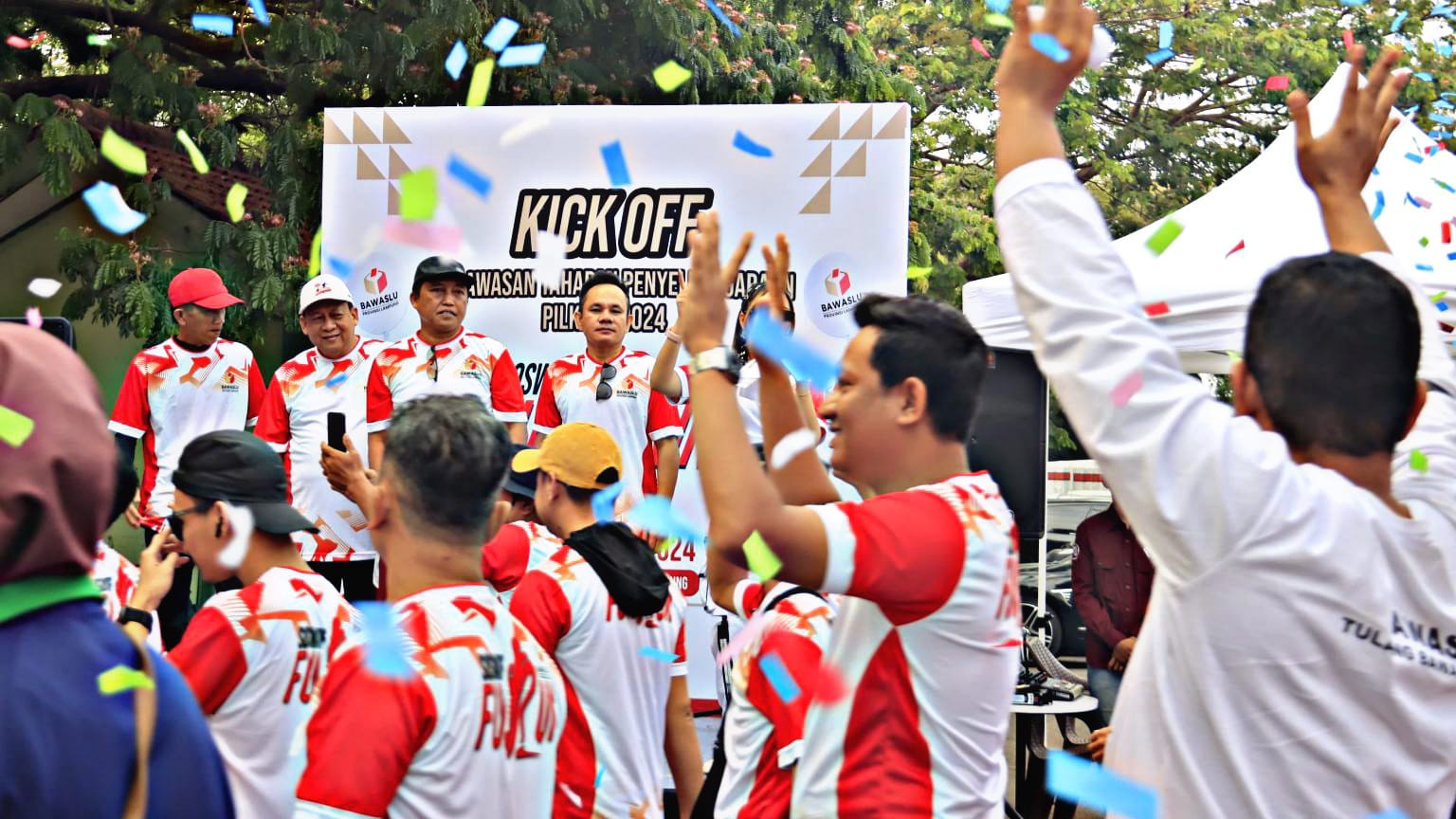 Kick Off Pengawasan Pilkada 2024, Bawaslu Lampung Serukan Pilkada Jujur